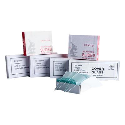 磨砂面22*22生物载玻片