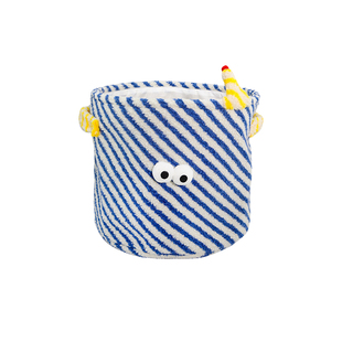 卡通收纳筐多巴胺零食玩具收纳桶脏衣篮布艺大容量车载储物整理篮