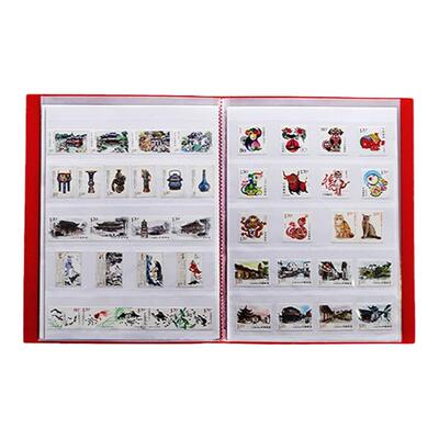 60页大容量邮票收藏册集邮册邮票保护插册邮票册空册