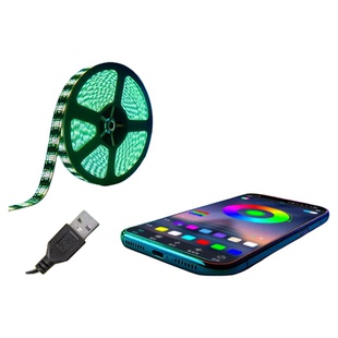 USB蓝牙智能灯带电视背景墙RGB5050套装灯条LED七彩电脑机箱氛围