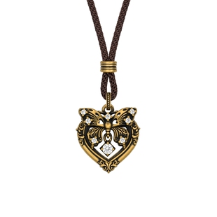 MONOLOGUE独白欧罗巴狂想复古黄金蝴蝶茛笤吊坠配绳MRU61情人节礼