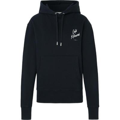 【折扣】Maison Kitsune 秋冬女士棉质平纹布黑色帽衫