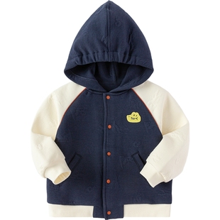 巴拉巴拉宝宝外套男童女童棒球服春秋季装新款童装儿童洋气上衣小