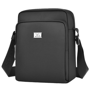 七匹狼斜挎包2026新款休闲牛津布单肩包多功能男士包包通勤小背包