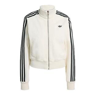 【小黑盒】adidas阿迪达斯牛仔夹克FIREBIRD三条纹梭织外套KD2892