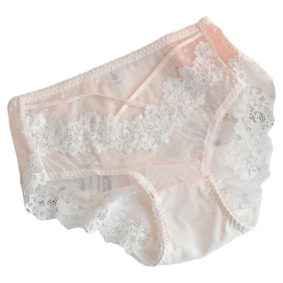 法式蕾丝高腰女士纯欲风性感内裤