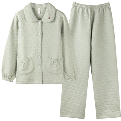 【加厚纯棉】睡衣女士秋冬家居服