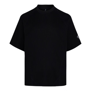 Adidas/阿迪达斯正品夏季男士轻盈圆领华夫格运动短袖T恤KW0106