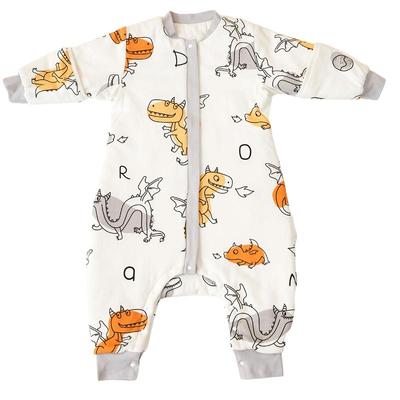 水星家纺婴儿羊毛厚款分腿睡袋