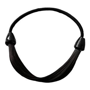 假发发圈仿真发头绳女2023新款高级感皮筋扎头发马尾发绳皮套头饰