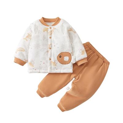 棉恋森婴儿衣服秋冬季纯棉套装