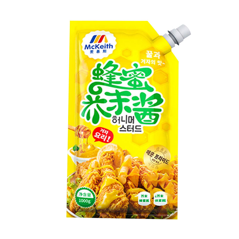 麦基斯蜂蜜芥末酱韩式黄芥末酱