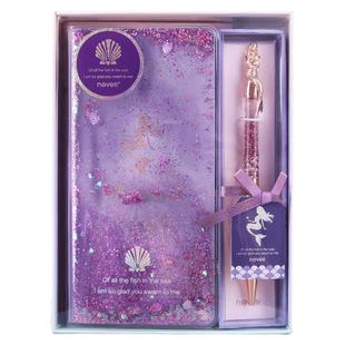 【杨超越同款】never学生礼盒weeks手账本樱花流沙封面日程本周计划记事本开学儿童节礼物女孩男孩生日仪式感