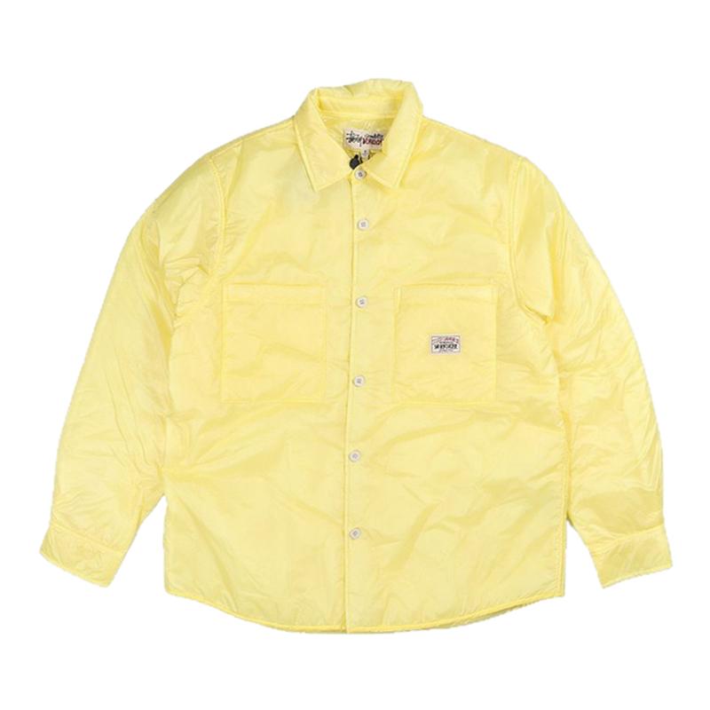 自营STUSSY 斯图西男士纯色单排扣口袋翻领夹克外套1110315