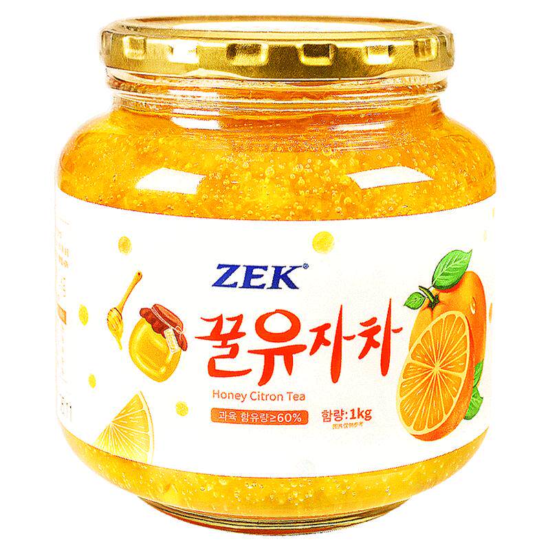 ZEK1kg蜂蜜柚子茶百香果西柚进口