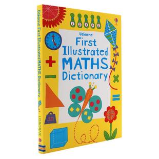 Usborne出品 初级数学图解词典 First Illustrated Maths Dictionary 英文原版 进口儿童趣味插图英语辅导工具书 全彩插画版