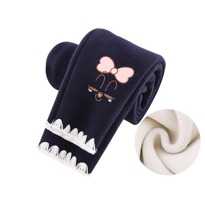 女童加绒打底裤巴布豆