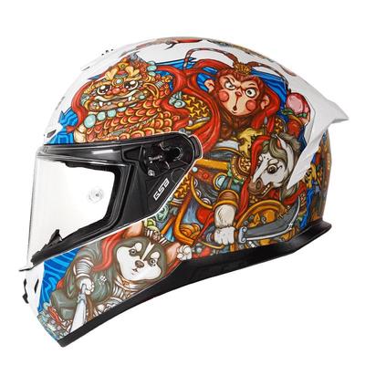 gsb大尾翼摩托车全盔+蓝牙福利包