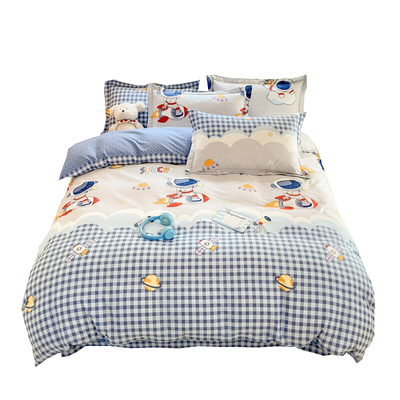 100%新疆全棉被套单件150X200X230cm纯棉被罩学生宿舍1.5米褥子套