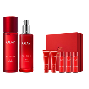 OLAY玉兰油大红瓶水乳抗皱提拉紧致面部护肤品套装爽肤水保湿滋润