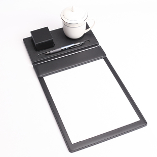 皮革a4文件夹板商务办公会议垫资料a3写字垫板学生书写板板夹定制