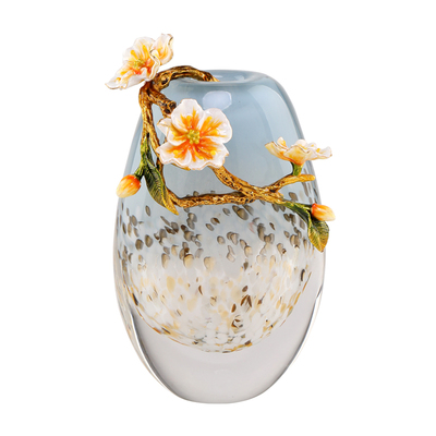 南初先生珐琅彩轻奢琉璃花瓶花器