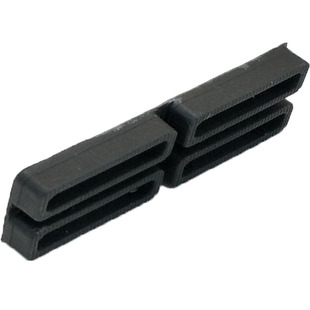 8毫米垫片塑钢断桥铝合金幕墙隔热门窗中空钢化LOW-E玻璃垫块夹托