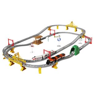 儿童电动火车带轨道高铁列车3到6岁男孩复兴号和谐号汽车模型玩具