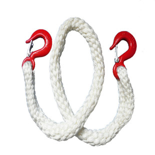 带钩子尼龙吊绳两头扣吊装带起重吊带单双钩行车吊装绳柔性圆形
