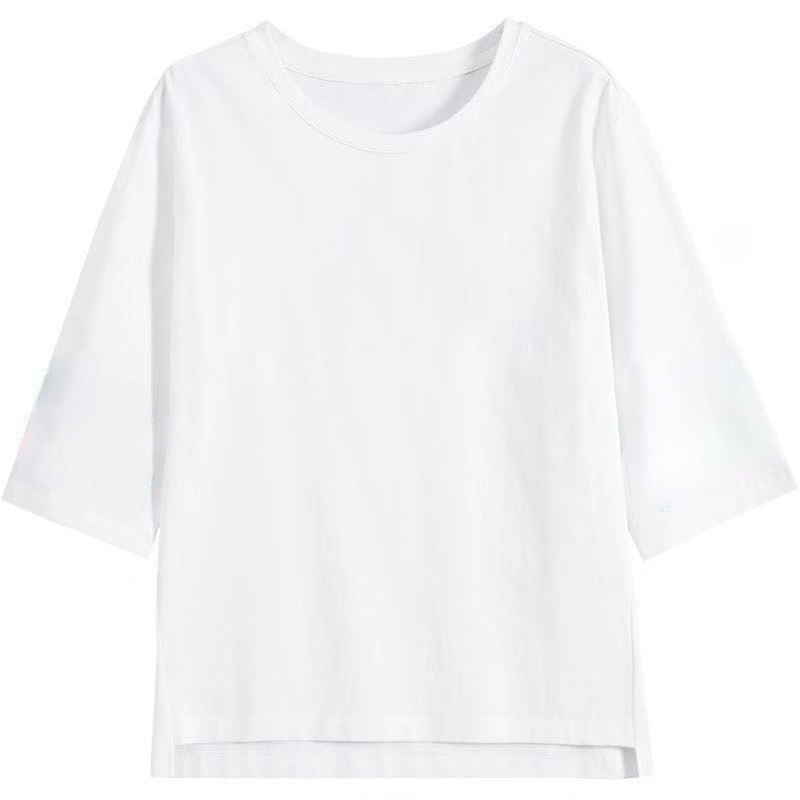 啄木鸟正品2026年夏季短袖V领打底T恤女中年妈妈显瘦简约通勤上衣