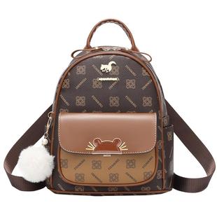 背包女2025新款双肩设计感小众旅游女士双肩背包时尚超火双肩包