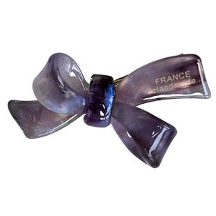 小号人鱼色蝴蝶结飘带碎发夹~韩国FRANCE金标鸭嘴夹侧边夹刘海夹