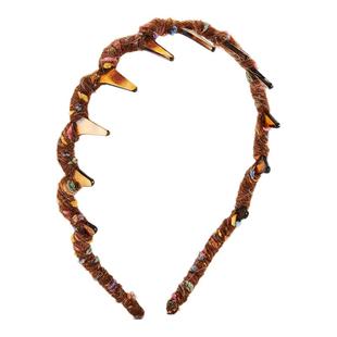 DODOGOGO高颅顶毛线发箍2026新款秋冬复古洗脸头箍头饰发卡头发饰