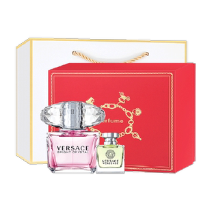Versace/范思哲晶钻女士香水礼盒90ml+5ml生日礼物