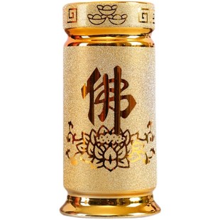 沙金香桶家用装香的香桶供佛大号香炉香筒插花家用招财陶瓷香筒
