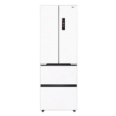 美的421超薄嵌入式冰箱