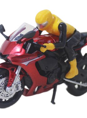 彩珀雅马哈YZF-R1摩托车带人偶67105A儿童成真玩具小汽车模型男孩