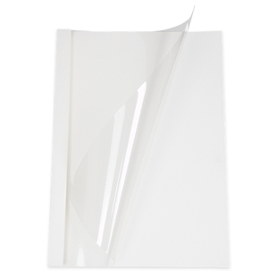 慧梦1-50mm/10个A4热熔封套 装订机塑料封皮透明文件封面合同胶装皮纹资料装订夹条标书籍本活页厚成册彩色