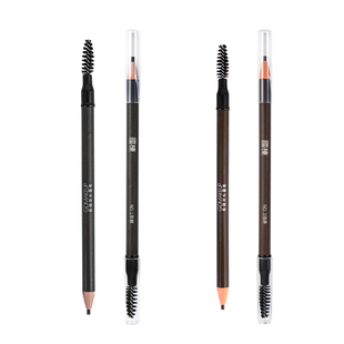 曹国栋双头极细眉笔鸭嘴状耐水汗持久不晕妆仿真眉野生眉拉线眉笔