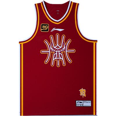 李宁V领男比赛上衣运动服