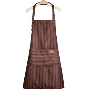 围裙女家用防水防油工作服定制2025新款网红厨房餐饮专用做饭围腰