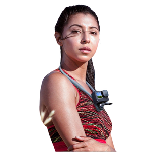 泰迅适用insta360x3挂脖支架go3胸前固定支架第一视角影石360x2骑行支架脖挂拍摄手机支架insta360x3/X45配件