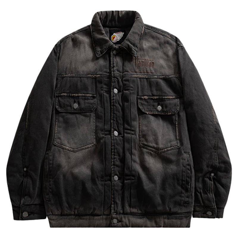 jeffhamilton赛车系列棉服牛仔