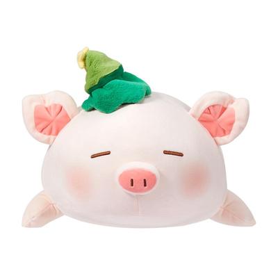 名创优品小猪毛绒公仔圣诞礼物