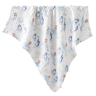 十月结晶婴儿纱布浴巾新生超软全棉洗澡专用初生宝宝大毛巾速干