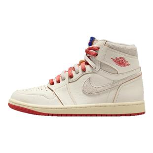 耐克乔丹女子轻便AJ1板鞋冬季高帮缓震抓地运动鞋JORDAN DB4612