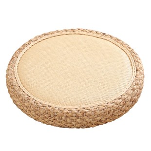 日式草编坐垫家用藤编榻榻米垫子加厚地上打坐蒲团跪垫禅修拜佛垫