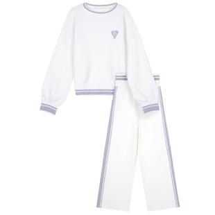 维密宅度假系列奶舒绒睡衣轻柔抗静电保暖家居服套装女可外穿