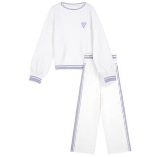 维密宅度假系列奶舒绒睡衣轻柔抗静电保暖家居服套装女