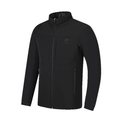 乔丹加绒保暖风衣立领防水登山